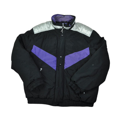 Vintage McGregor Ski Jacket Black/Purple Large