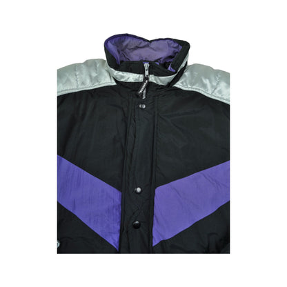 Vintage McGregor Ski Jacket Black/Purple Large