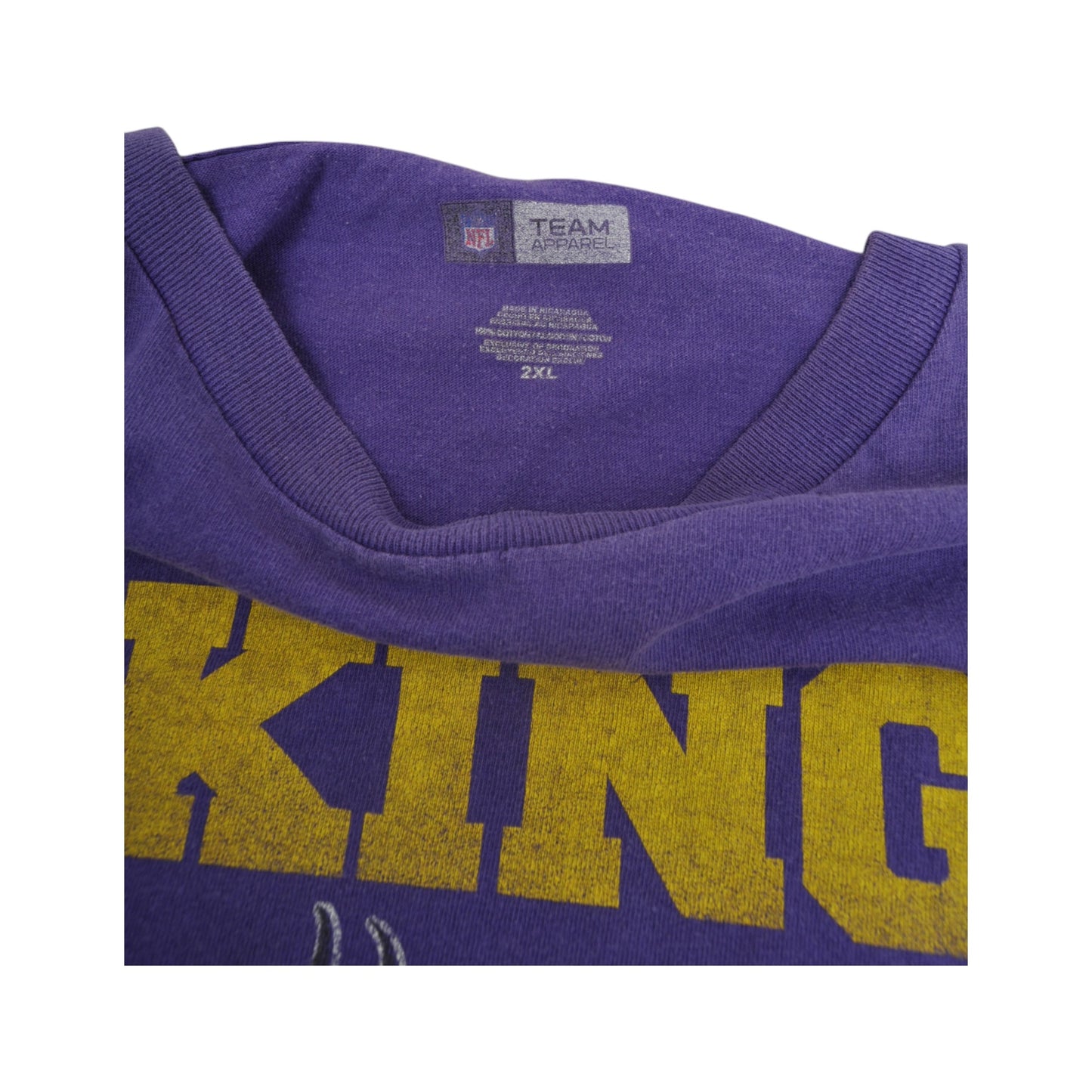 Vintage NFL Vikings T-Shirt Purple XXL