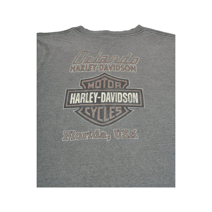 Vintage Harley-Davidson Orlando Florida T-Shirt Grey XXXL