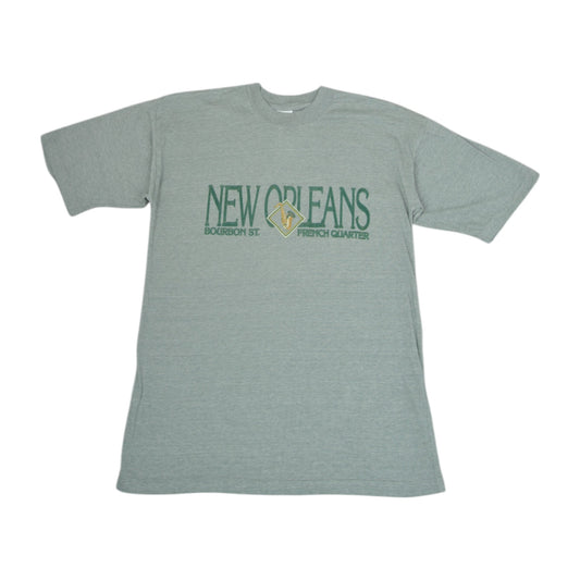 Vintage New Orleans T-Shirt Grey Large