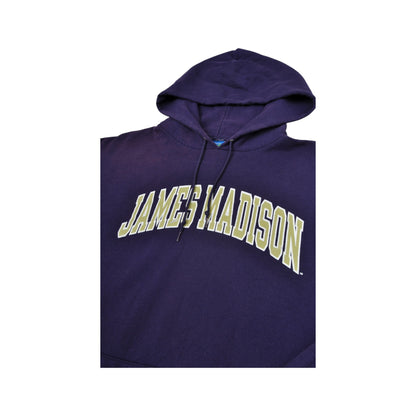 Vintage James Madison University Champion Sweatshirt Hoodie Purple Large