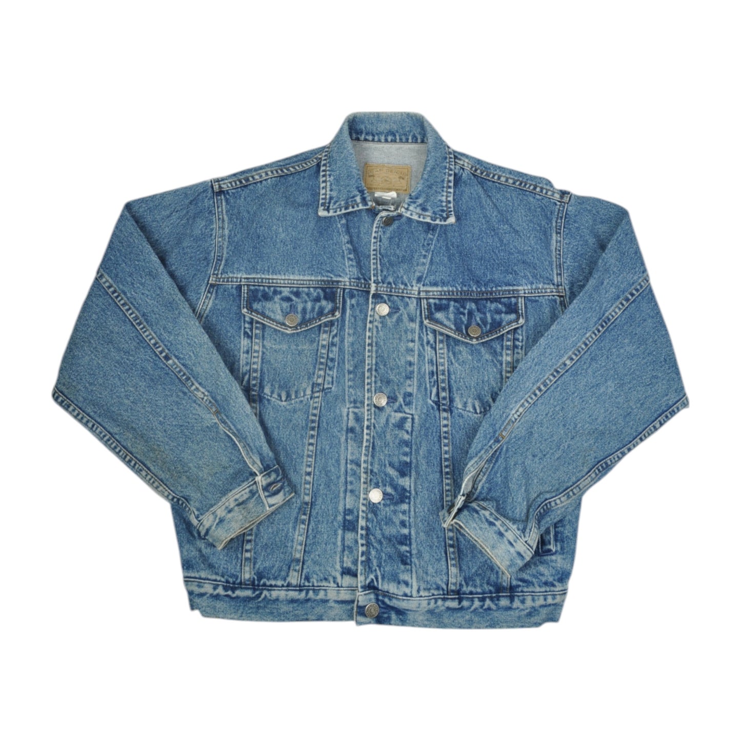 Vintage Gap Denim Jacket Blue Denim Small