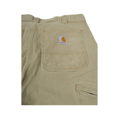 Vintage Carhartt Relaxed Fit Carpenter Jeans Beige W34 L34