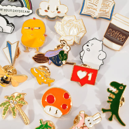 Assorted Enamel Pin Badges