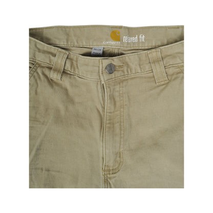 Vintage Carhartt Relaxed Fit Carpenter Jeans Beige W34 L34