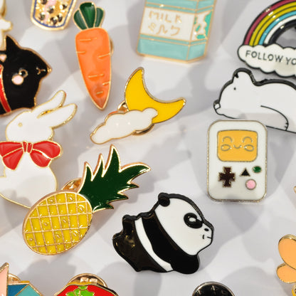 Assorted Enamel Pin Badges