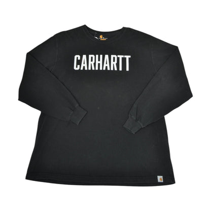 Vintage Carhartt Long Sleeve T-Shirt Black XL