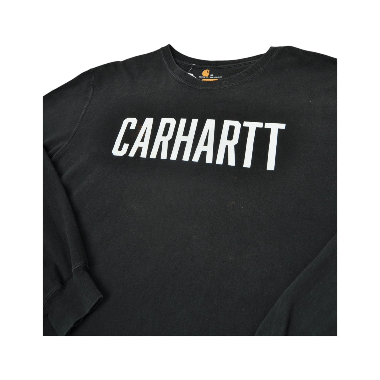 Vintage Carhartt Long Sleeve T-Shirt Black XL