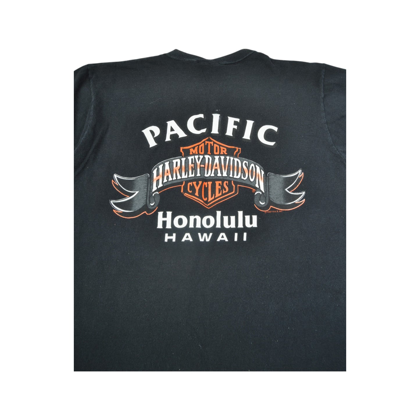 Vintage Harley-Davidson Honolulu T-Shirt Black XL