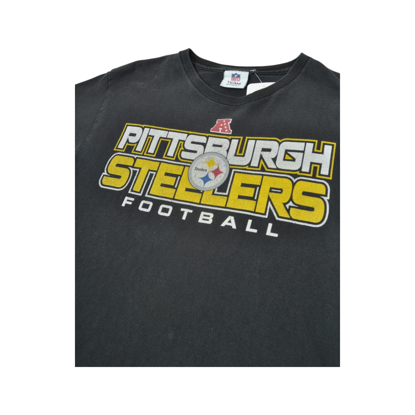 Vintage NFL Pittsburgh Steelers T-Shirt Black Medium