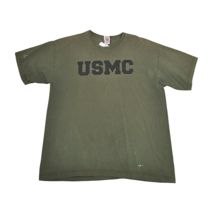 Vintage USMC T-Shirt Green XL