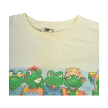 Vintage Senior Frog T-Shirt Beige XXL