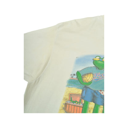 Vintage Senior Frog T-Shirt Beige XXL