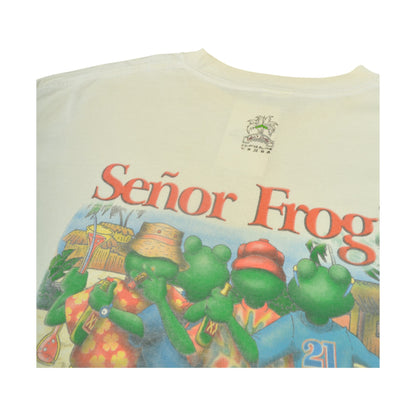 Vintage Senior Frog T-Shirt Beige XXL