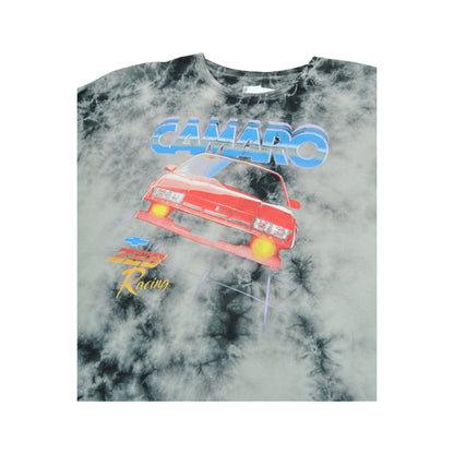 Vintage Nascar Camaro T-Shirt Tie Dye Grey XXL