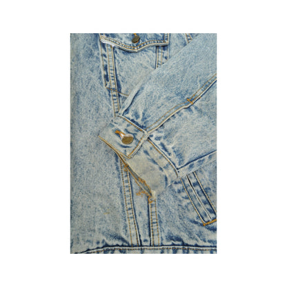 Vintage 80's Pepe Jeans Denim Jacket Blue Denim Large