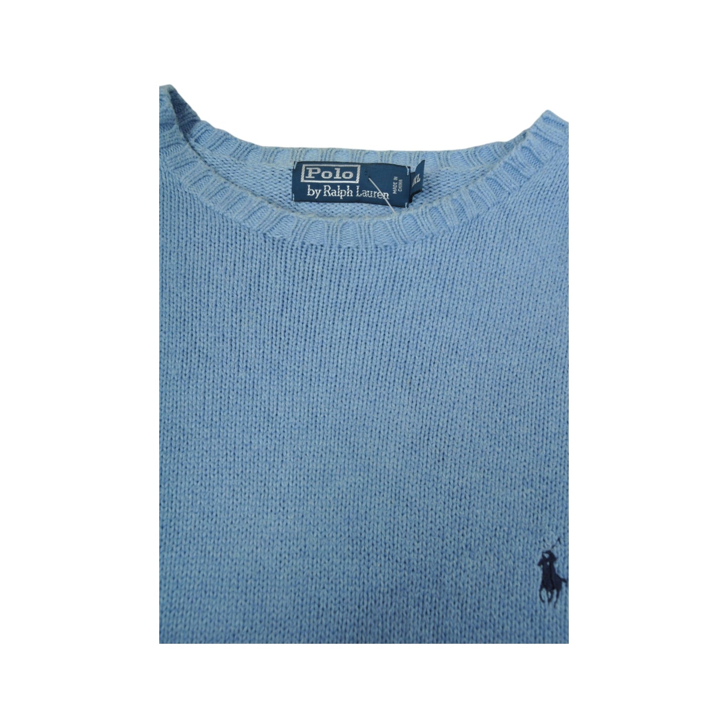 Vintage Polo Ralph Lauren Knitwear Sweatshirt Blue XXL