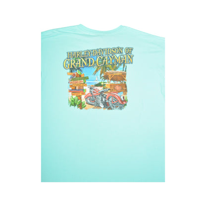 Vintage Harley-Davidson Grand Cayman T-Shirt Blue XL