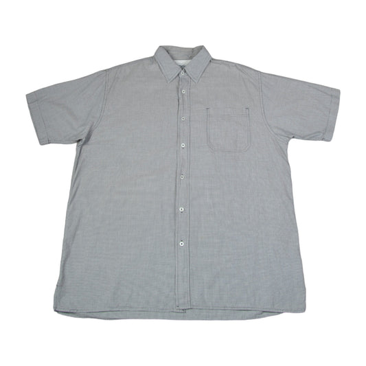 Vintage Shirt Wrangler Short Sleeve Grey Large