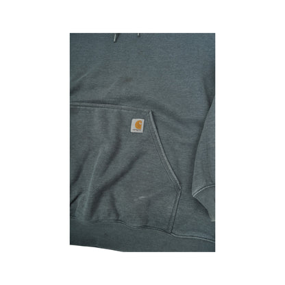 Vintage Carhartt Sweatshirt Hoodie Grey XL