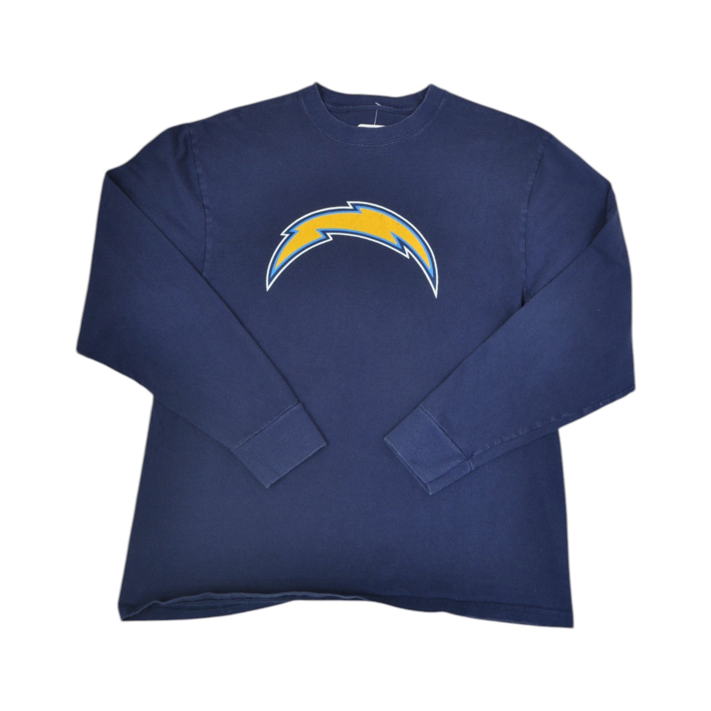 Vintage NFL LA Chargers T-Shirt Long Sleeve Navy Medium