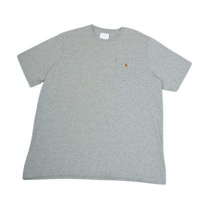 Vintage Carhartt Pocket T-Shirt Grey XXL