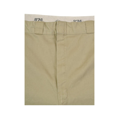 Vintage Dickies 874 Workwear Pants Straight Leg Beige W54 L30