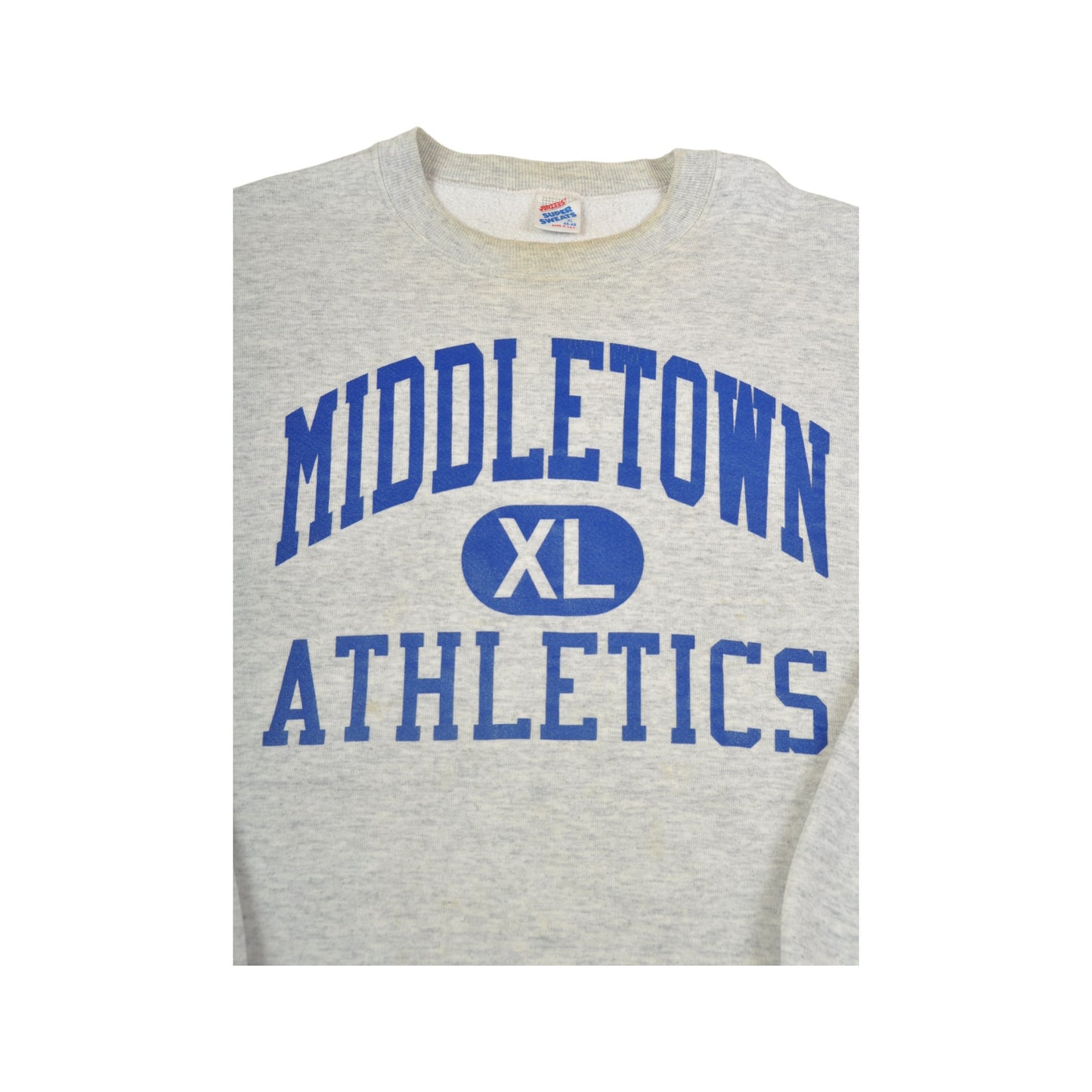 Vintage Middleton Athletics Crew Neck Sweatshirt Grey XL