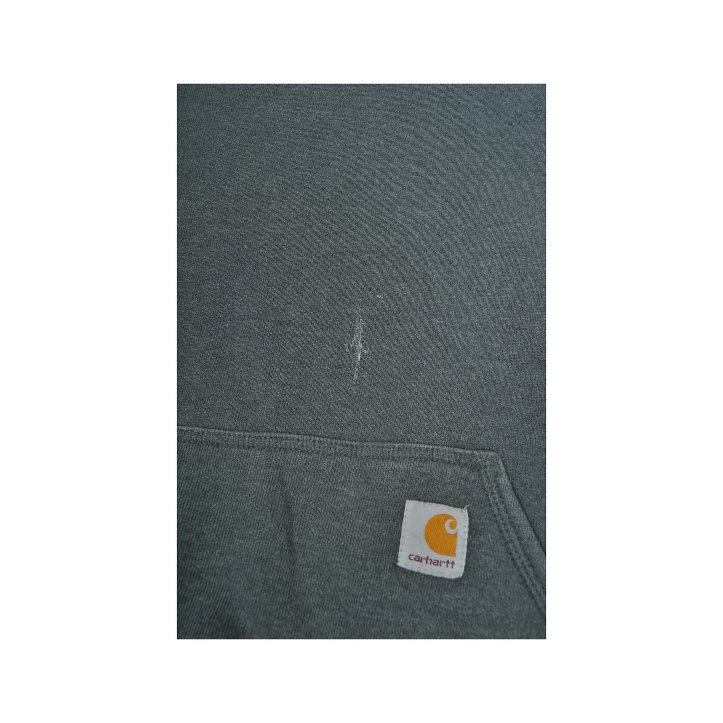 Vintage Carhartt Sweatshirt Hoodie Grey Small