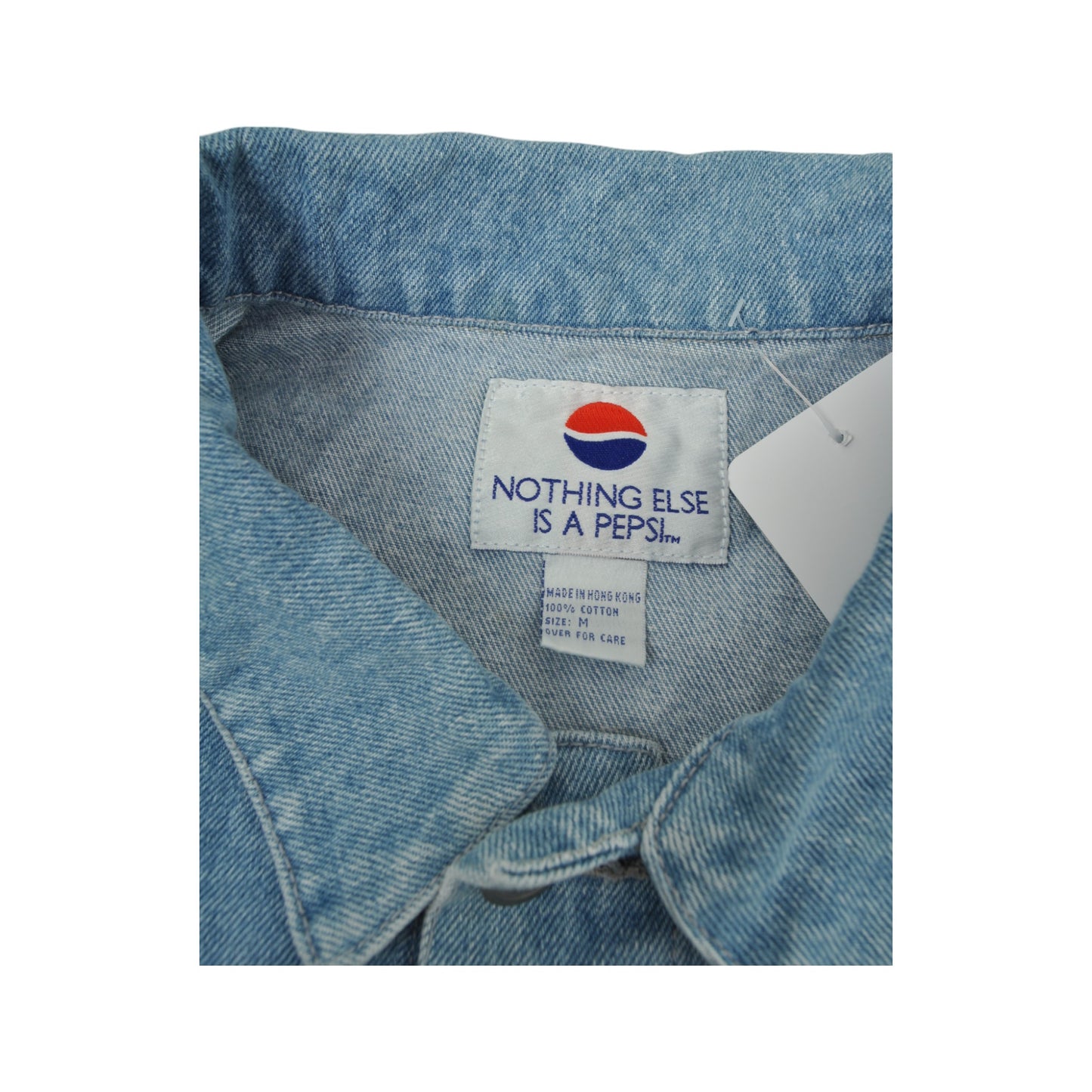 Vintage Pepsi Denim Jacket Blue Denim Medium