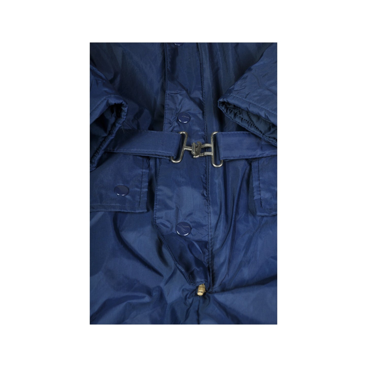 Vintage Ski Suit Block Colour Blue Medium