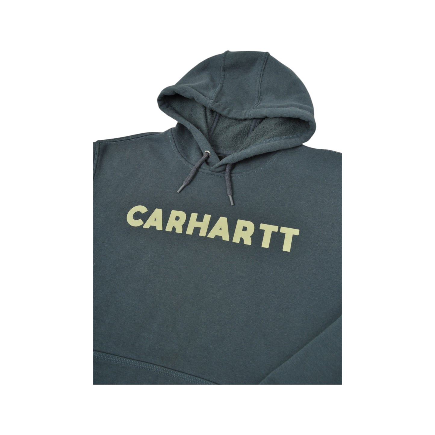 Vintage Carhartt Sweatshirt Hoodie Blue XL