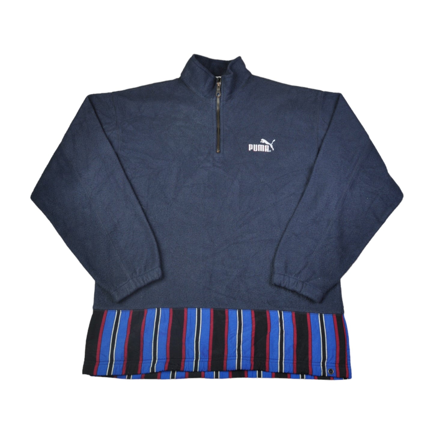 Vintage Fleece 1/4 Zip Puma Navy Small