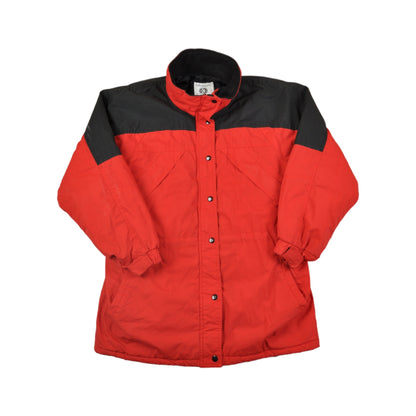 Vintage Ski Jacket Red/Black Ladies Large