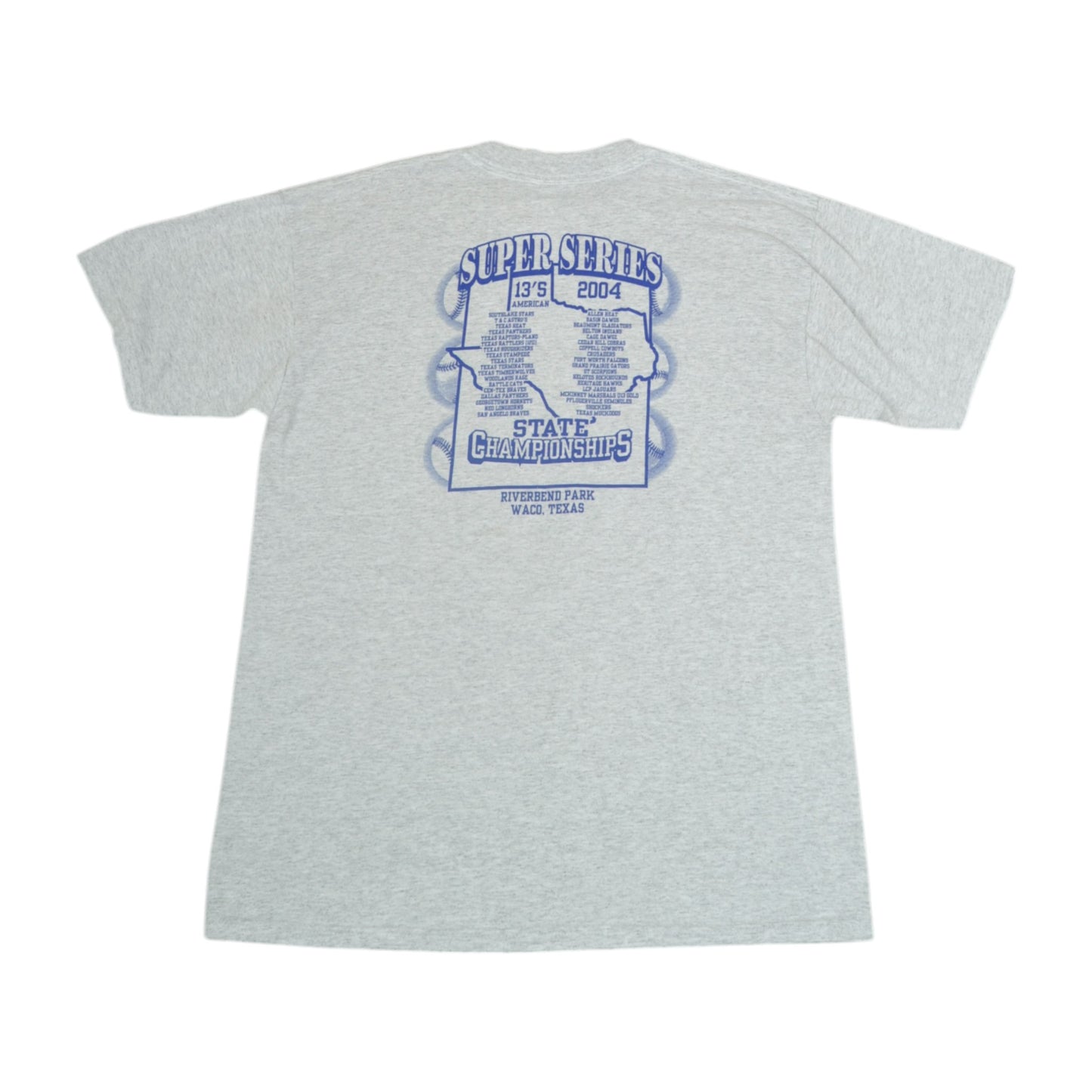 Vintage Super Series T-Shirt Grey Large