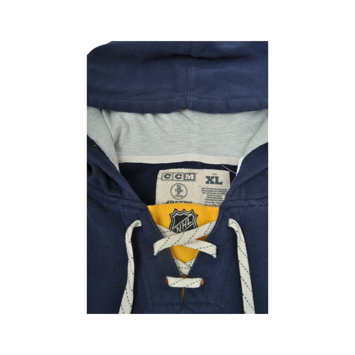 Vintage NHL Nashville Predators  Sweatshirt Navy XL