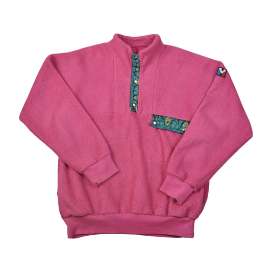 Vintage Fleece 1/4 Zip Millet Polarplus Pink Medium