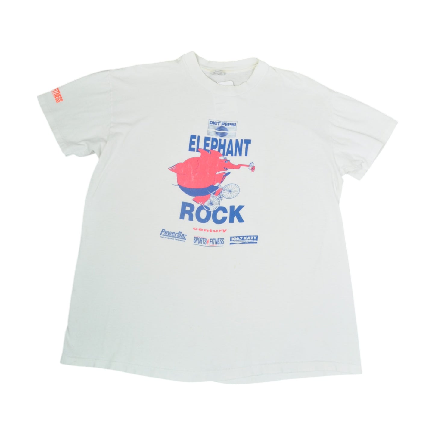 Vintage Elephant Rock Century T-Shirt White XL