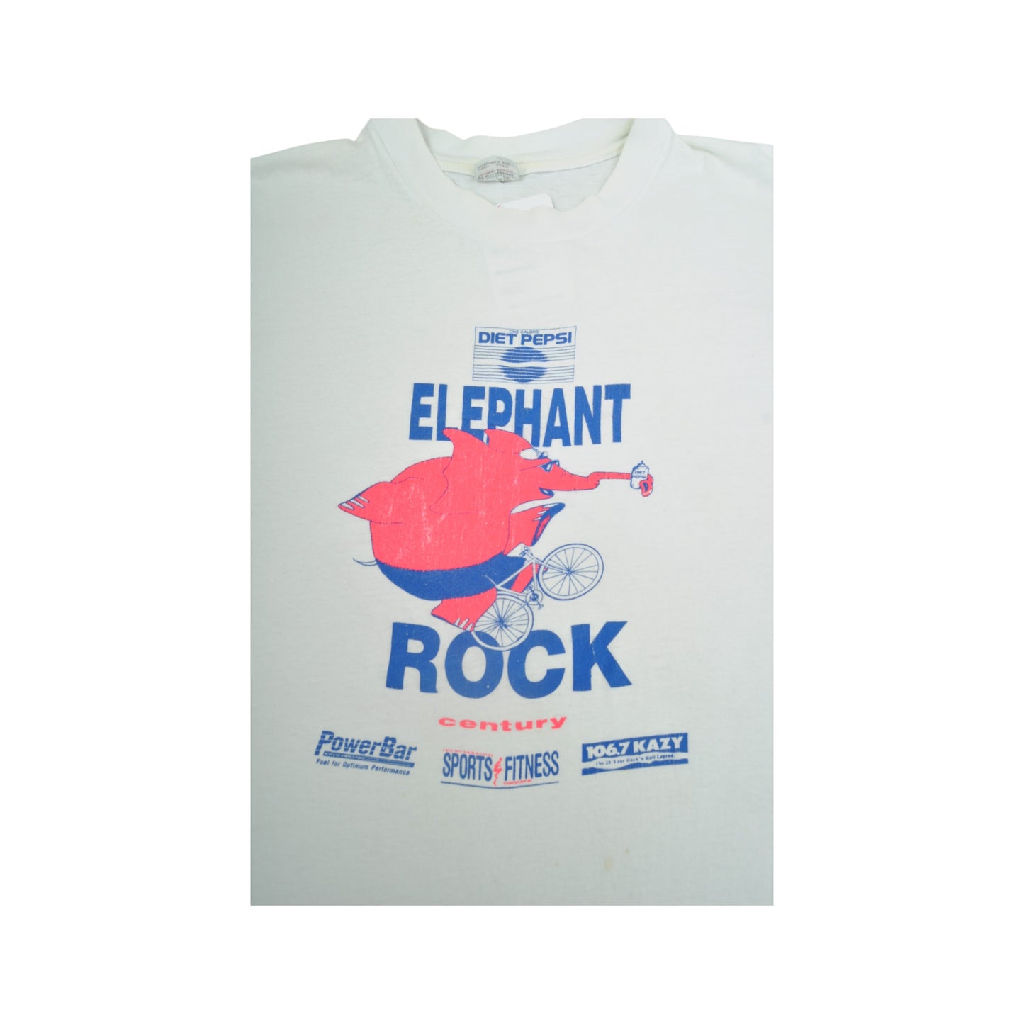 Vintage Elephant Rock Century T-Shirt White XL