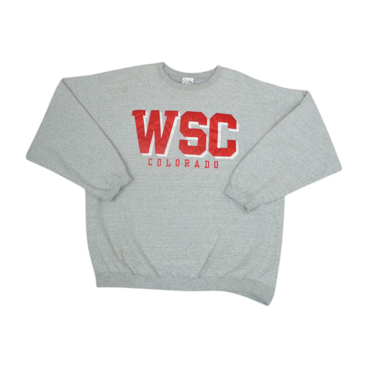 Vintage WSC Colorado University Sweatshirt Grey XL