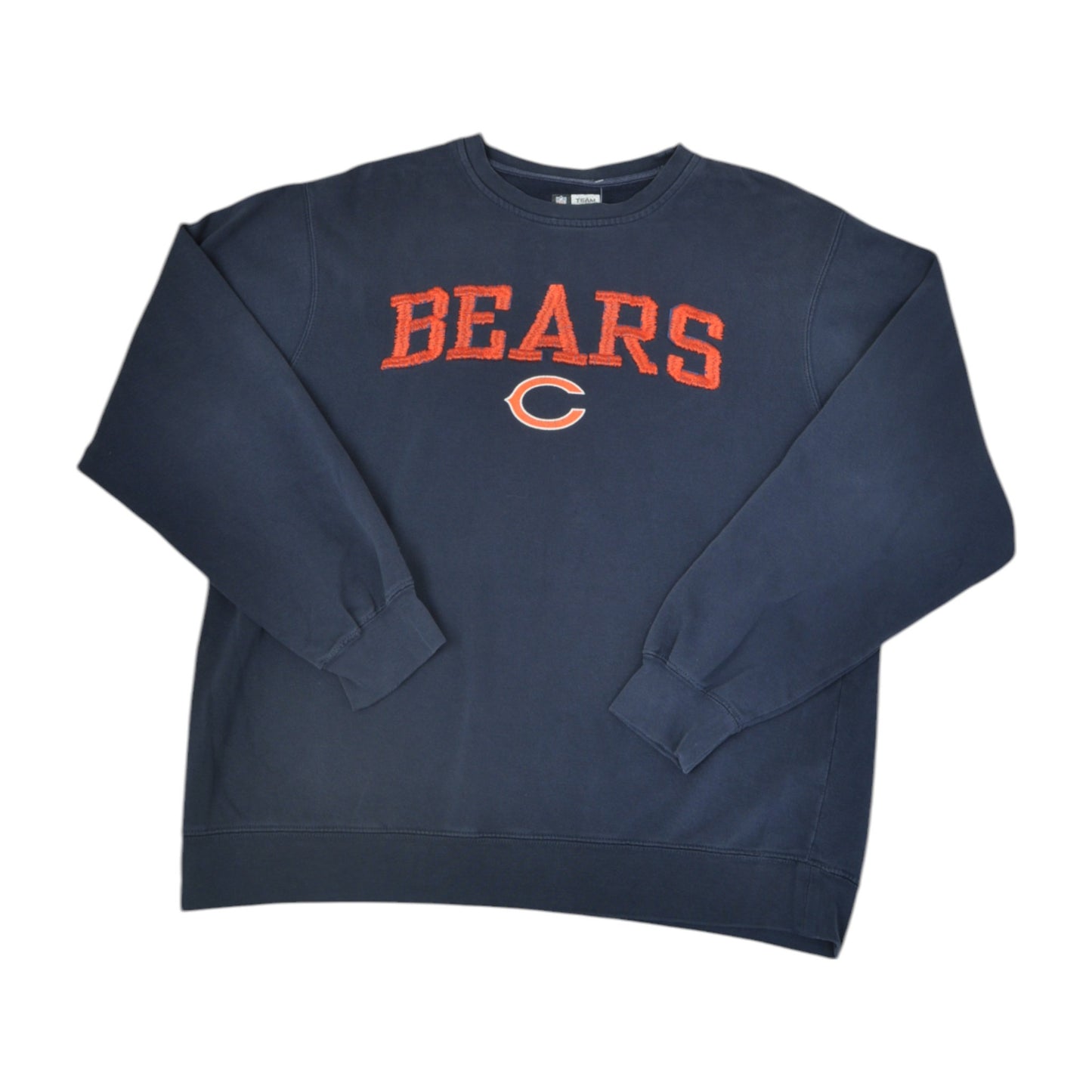 Vintage NFL Chicago Bear Sweatshirt Navy Large