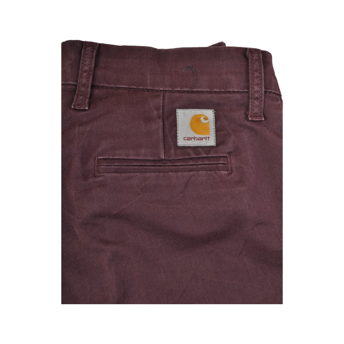 Vintage Carhartt Arbeitshose Skinny Fit Burgund Damen W26 L32