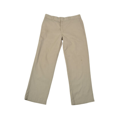 Vintage Dickies 874 Original Fit Trousers Beige W38 L30