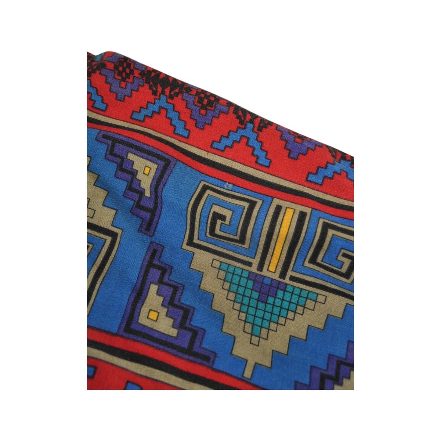 Vintage 90's Aztec Shirt Long Sleeved Retro Multi Small