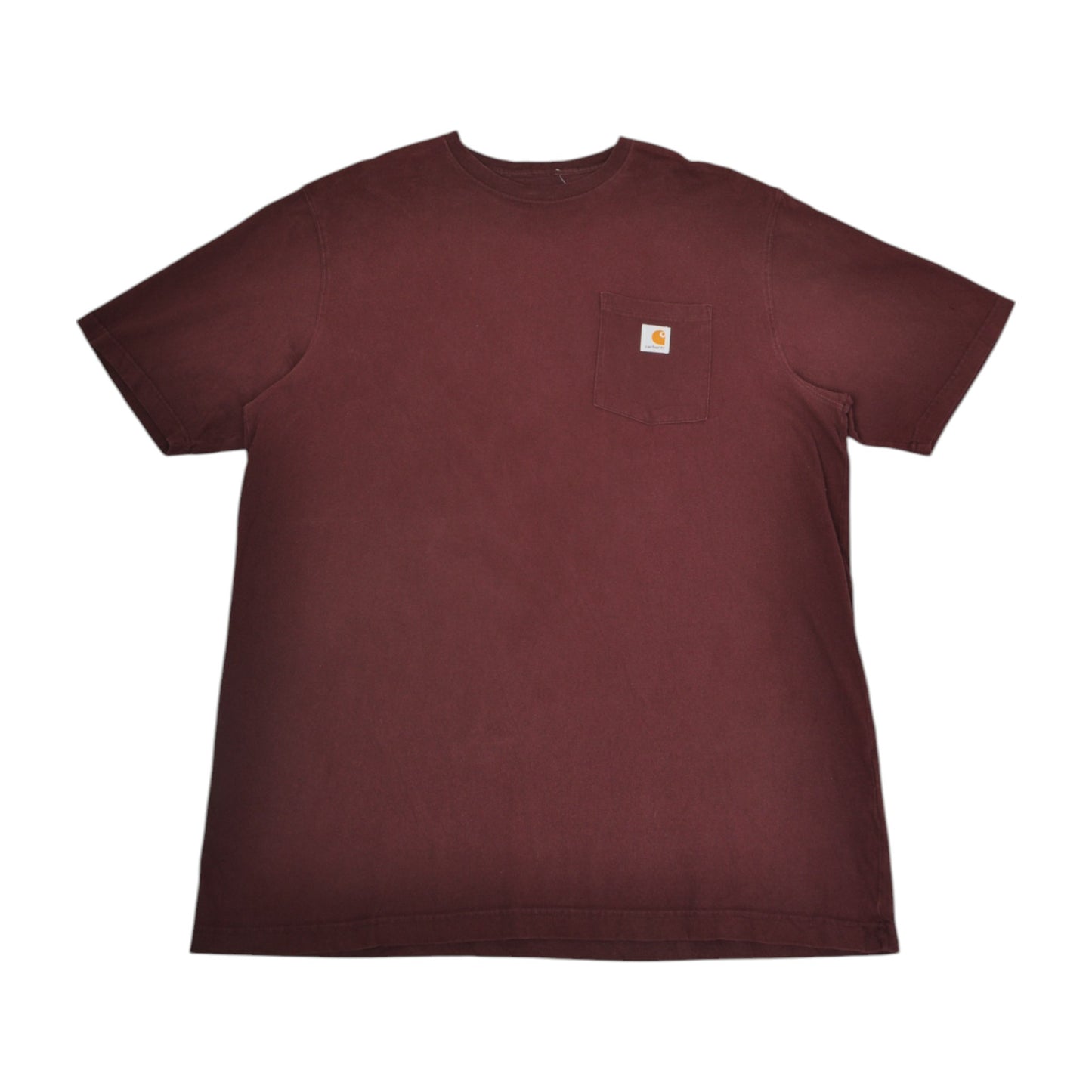 Vintage Carhartt Pocket T-Shirt Burgundy XL