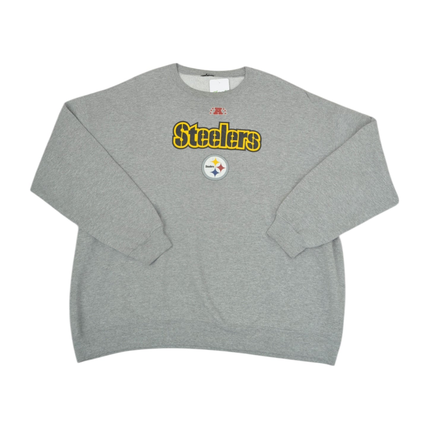 Vintage NFL Steelers Sweatshirt Grey XL