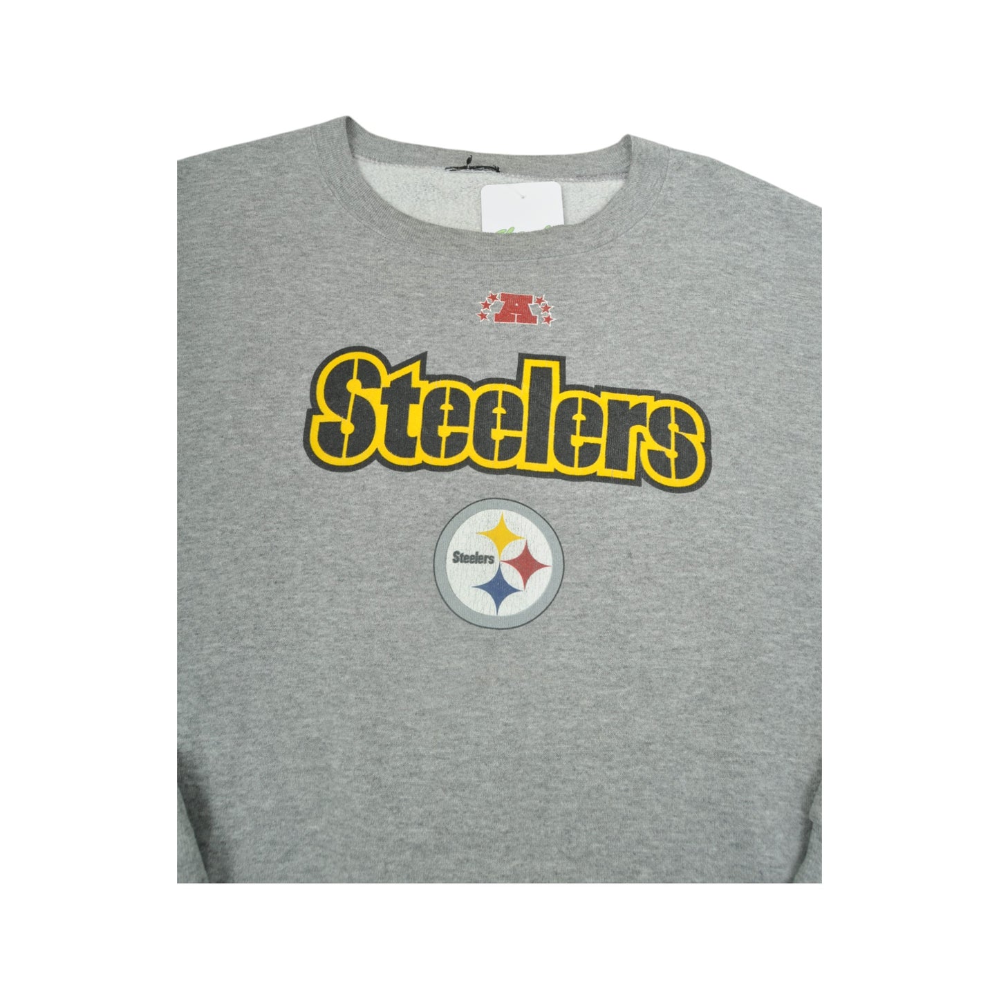 Vintage NFL Steelers Sweatshirt Grey XL