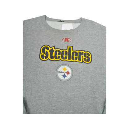 Vintage NFL Steelers Sweatshirt Grey XL