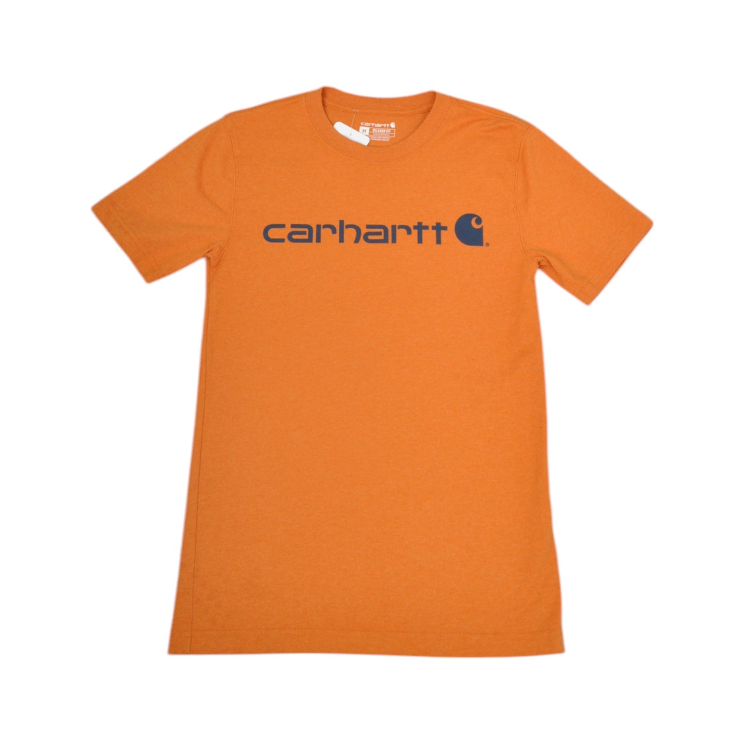 Vintage Carhartt Pocket T-Shirt Orange XS